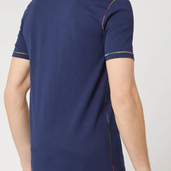 MEN'S LANVIN PARIS TEE SHIRT "GREETINGS FROM LANVIN" MADE IN ITALY - Picture 2 of 8